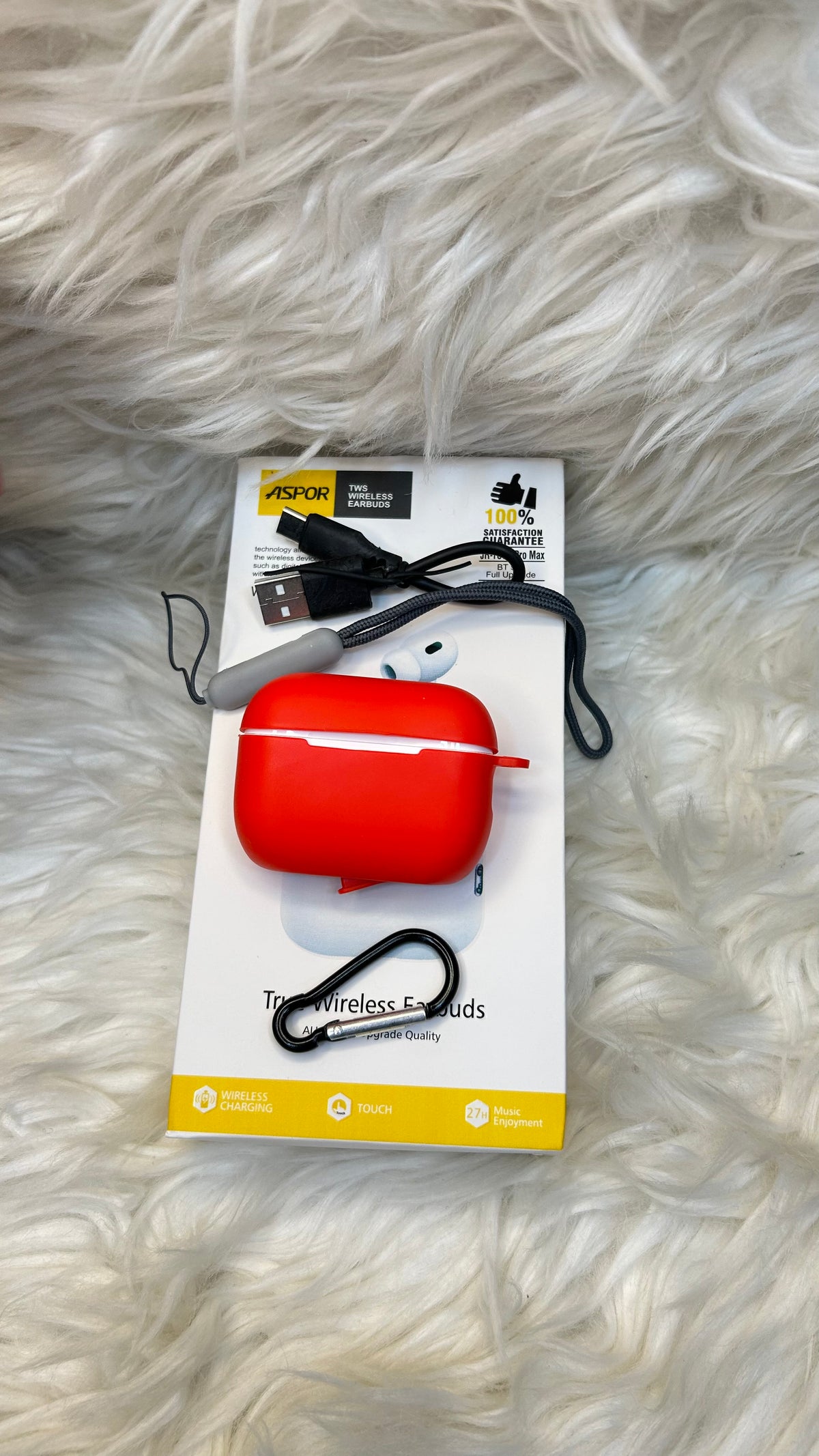 ASPOR AIRPODS WITH COVER