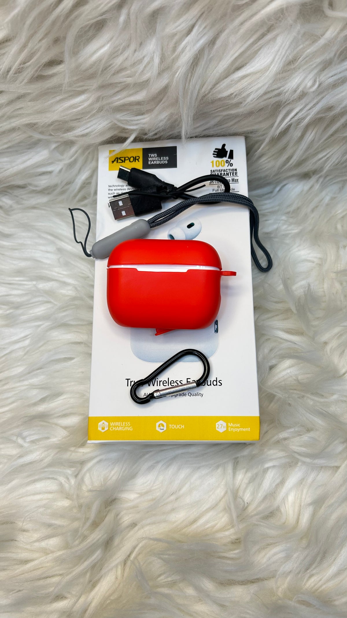 ASPOR AIRPODS WITH COVER