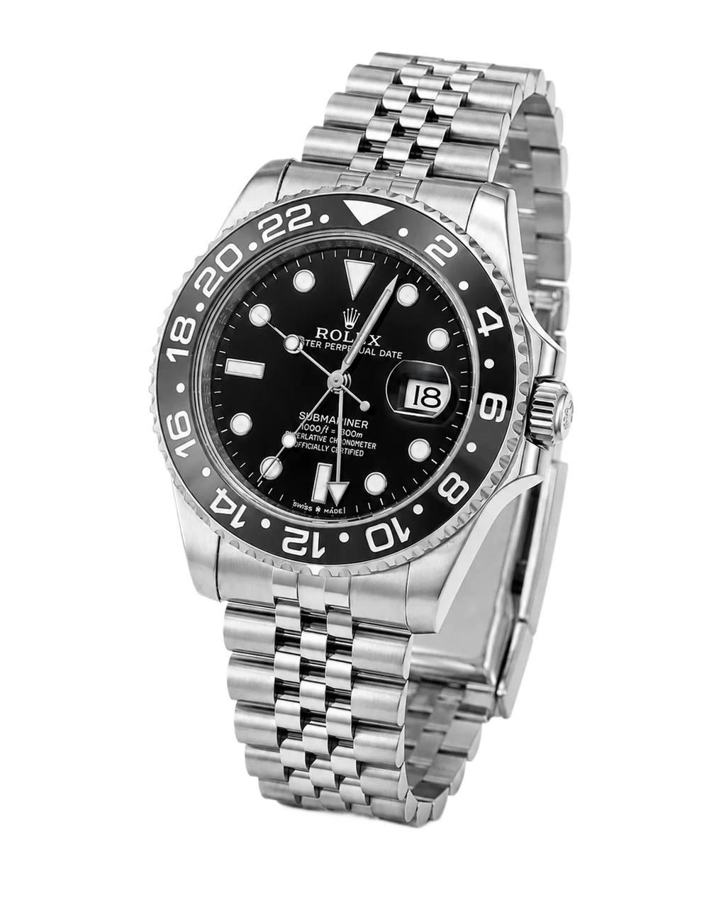 SILVER SUBMARINER SEMI AUTOMATIC WATCH