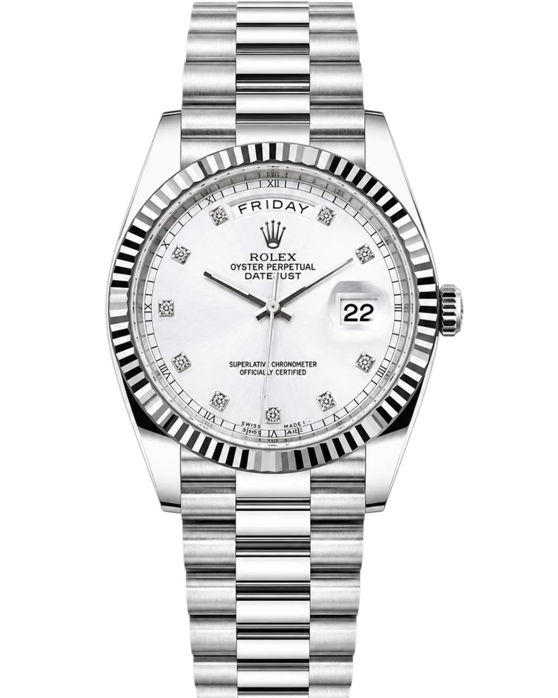 RLX SILVER DIAL WATCH