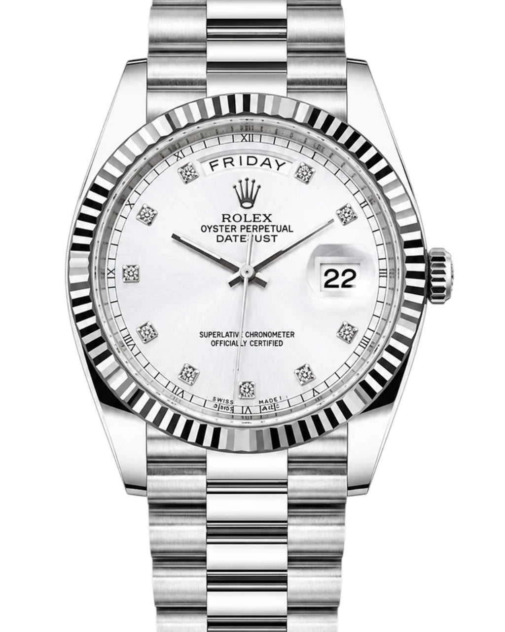 RLX SILVER DIAL WATCH