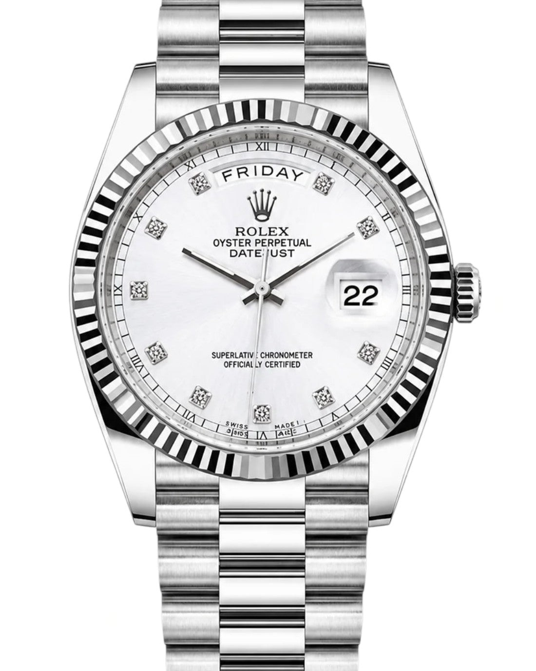 RLX SILVER DIAL WATCH