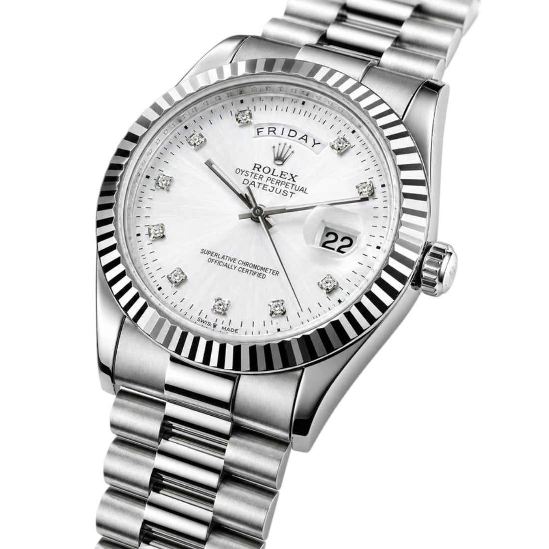 RLX SILVER DIAL WATCH