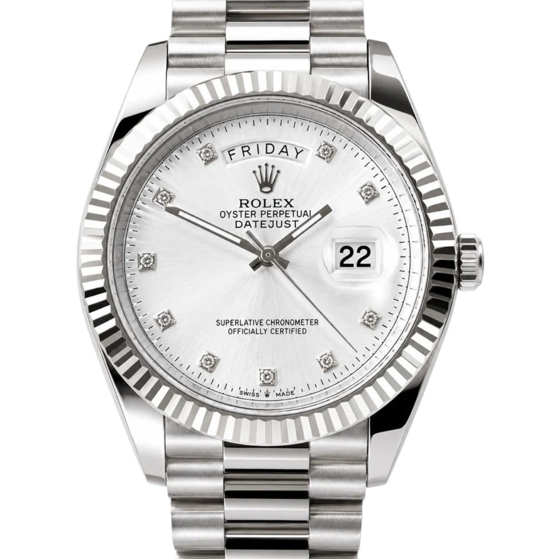 RLX SILVER DIAL WATCH